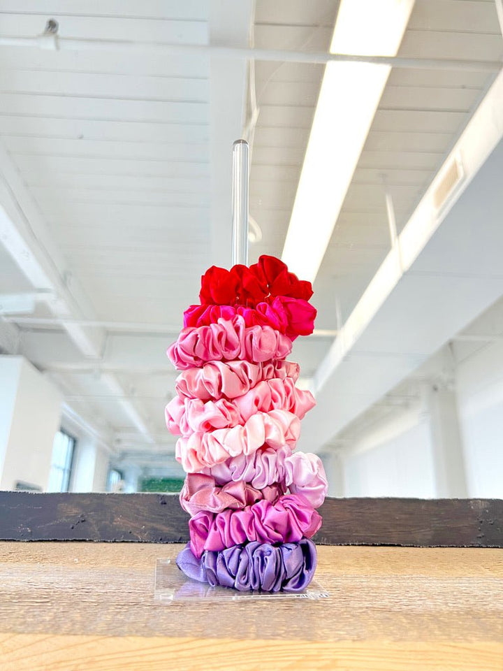 MAUVE - Silk Skinny Scrunchie - Beyond Scrunchies