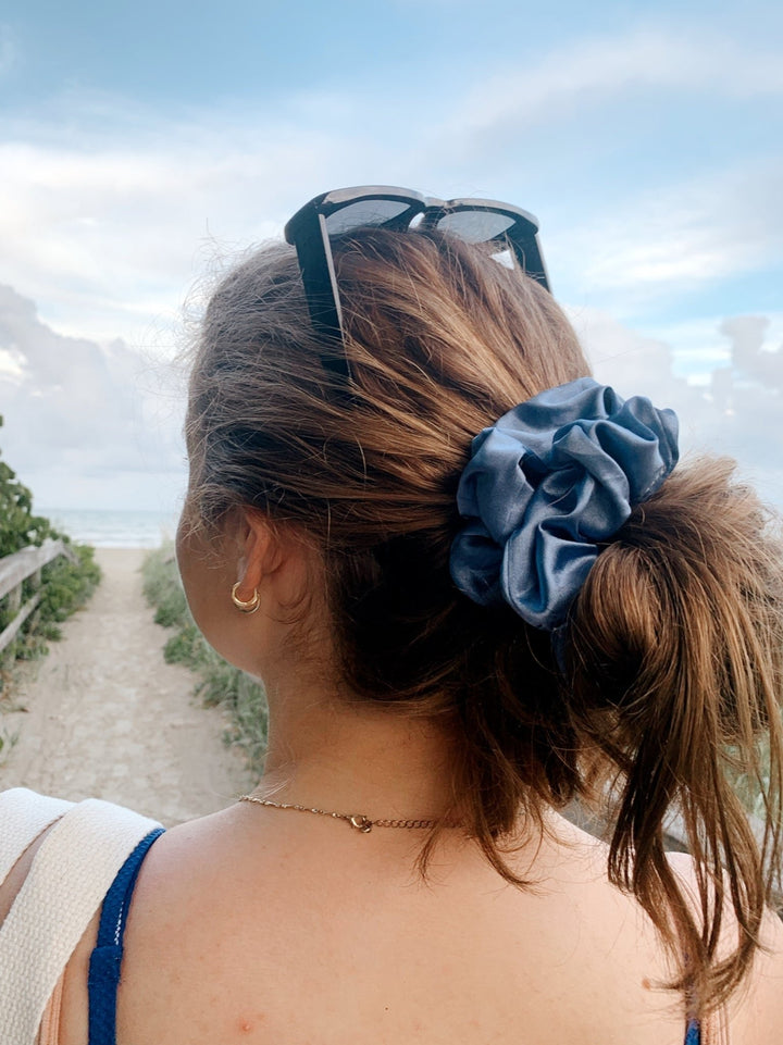 PACIFIC - Mulberry Silk Scrunchie - Beyond Scrunchies