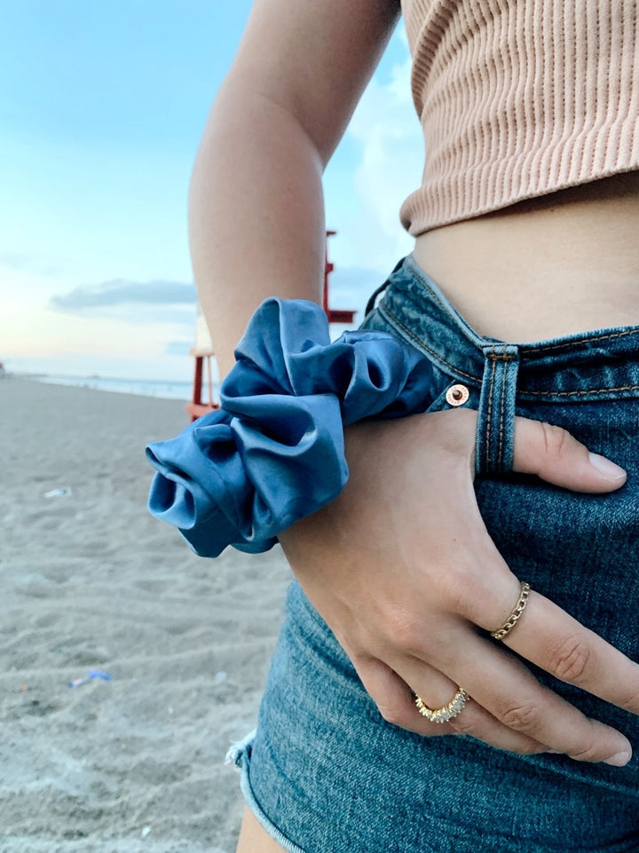 PACIFIC - Mulberry Silk Scrunchie - Beyond Scrunchies