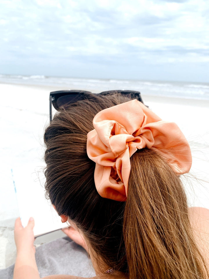 PEACH - Mulberry Silk Scrunchie - Beyond Scrunchies