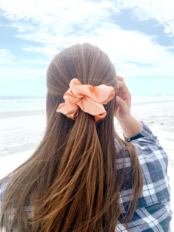 PEACH - Mulberry Silk Scrunchie - Beyond Scrunchies