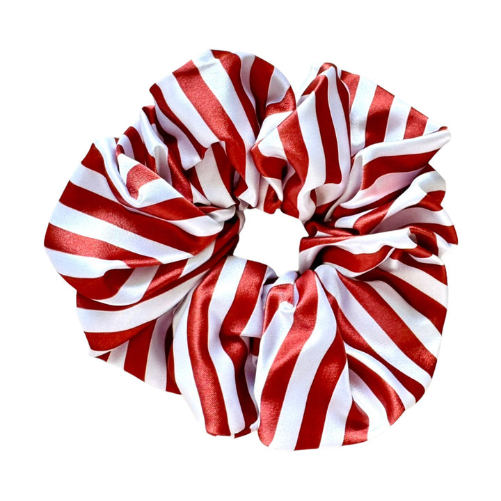PEPPERMINT SWIRL - Mulberry Silk Scrunchie - Beyond Scrunchies