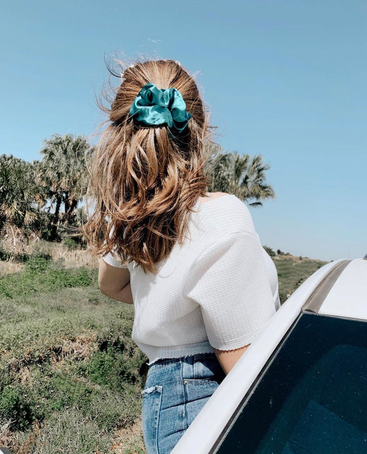 PINE - Mulberry Silk Scrunchie - Beyond Scrunchies