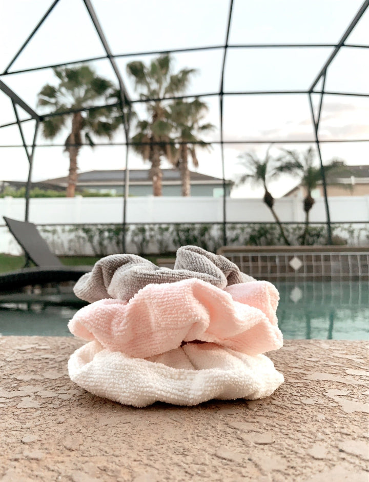 PINK - Microfibre Towel Scrunchie - Beyond Scrunchies