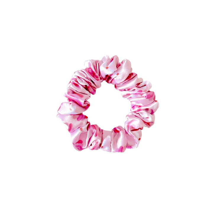 PINK SEASHELLS - Silk Skinny Scrunchie - Beyond Scrunchies