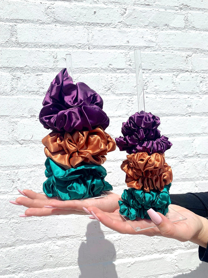 PLUM - Silk Skinny Scrunchie - Beyond Scrunchies
