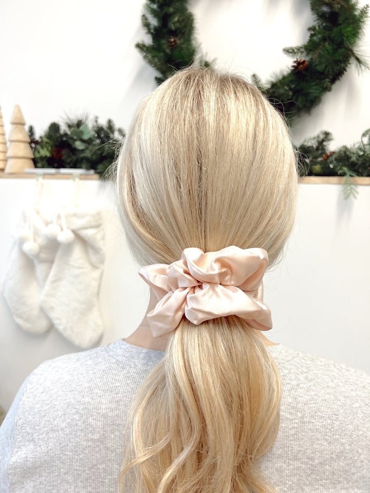 PROSECCO - Mulberry Silk Scrunchie - Beyond Scrunchies