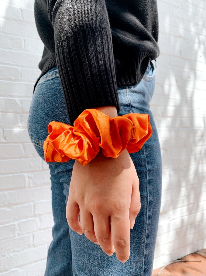 PUMPKIN - Mulberry Silk Scrunchie - Beyond Scrunchies
