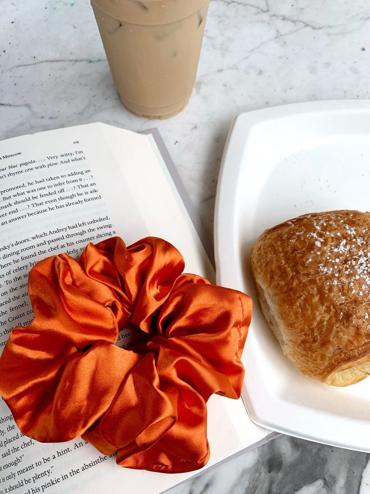 PUMPKIN - Mulberry Silk Scrunchie - Beyond Scrunchies