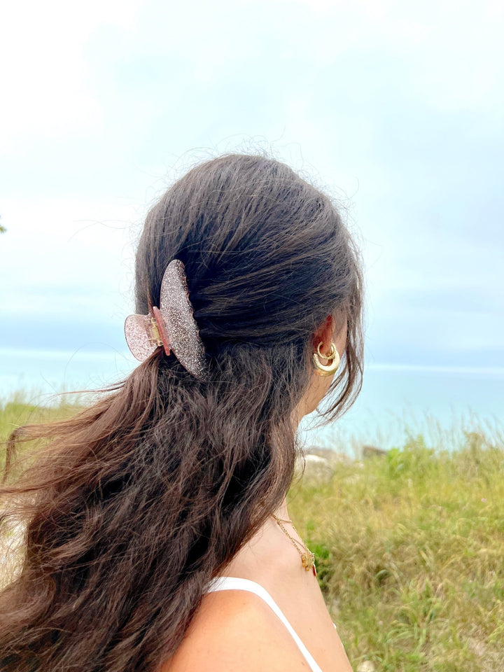 ROUNDED CLAW CLIP - MATERIAL GIRL - Beyond Scrunchies