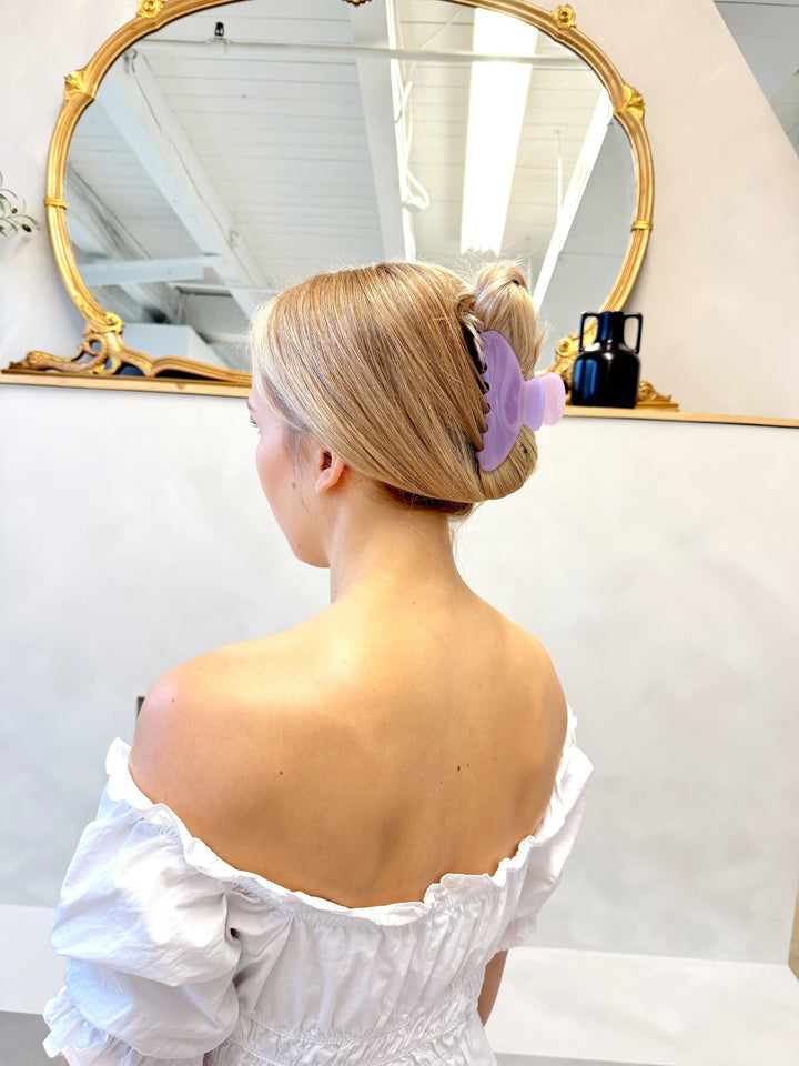ROUNDED CLAW CLIP - PERIWINKLE - Beyond Scrunchies