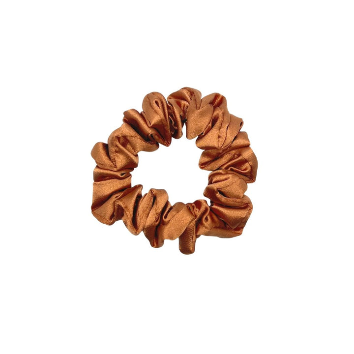 RUST - Silk Skinny Scrunchie - Beyond Scrunchies