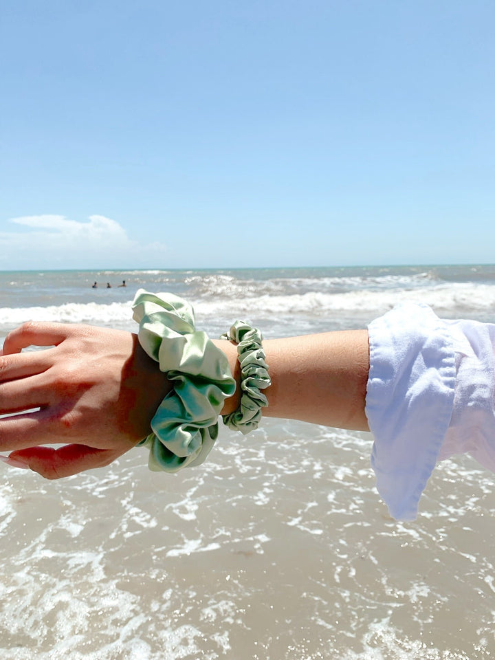 SAGE - Silk Skinny Scrunchie - Beyond Scrunchies