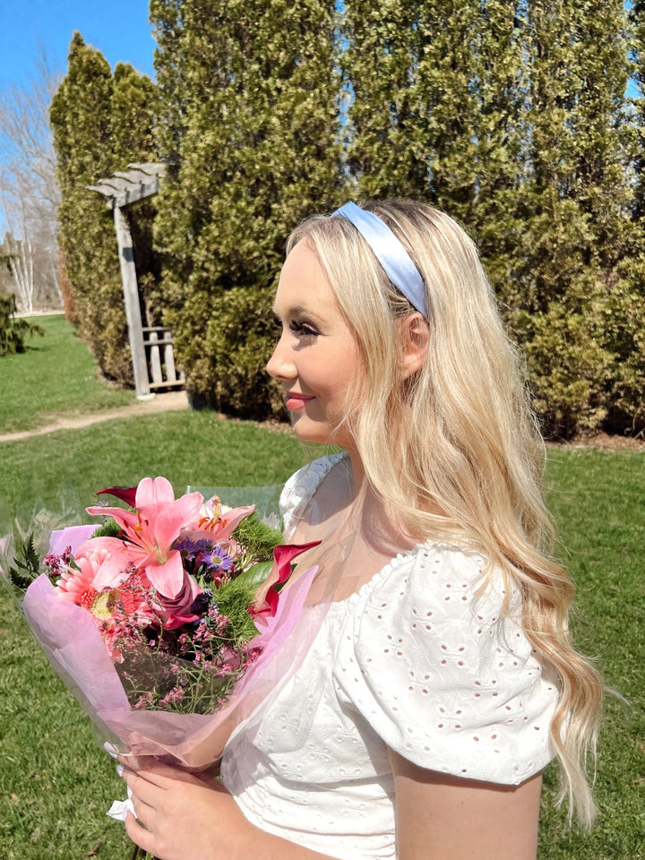 SILK HEADBAND - LAVENDER - Beyond Scrunchies