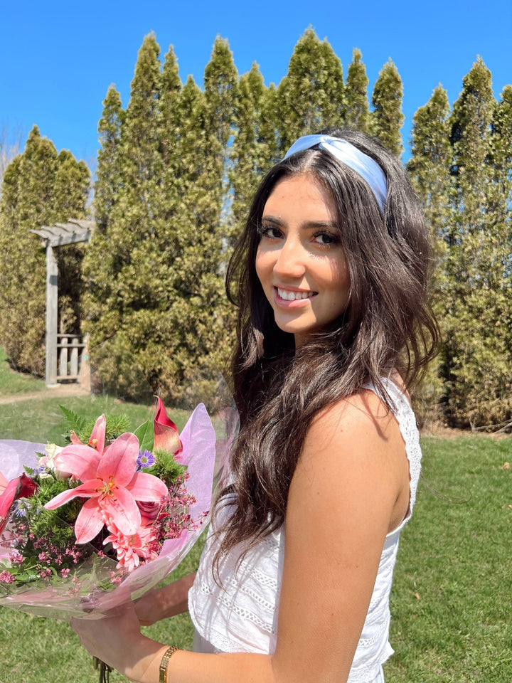 SILK HEADBAND - LAVENDER - Beyond Scrunchies