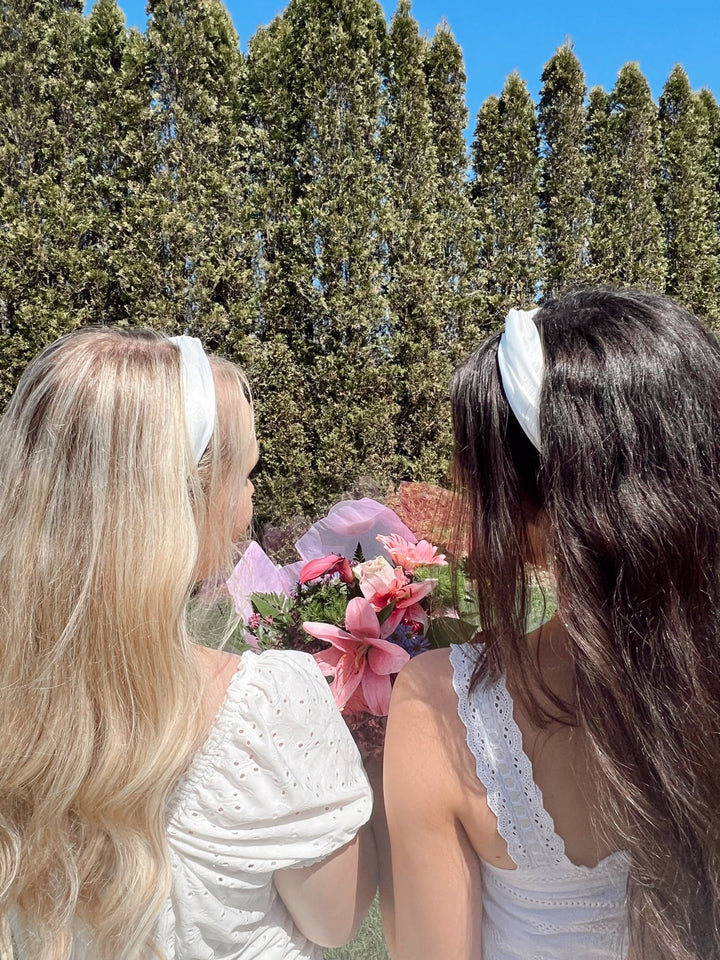 SILK HEADBAND - MILK - Beyond Scrunchies