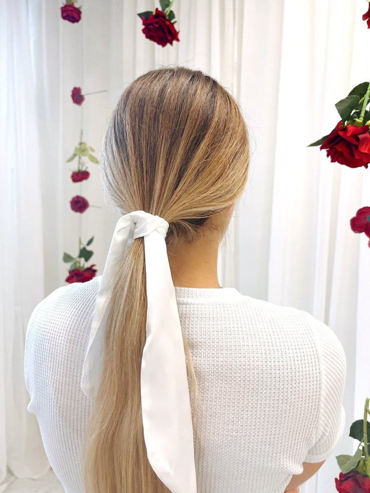 SILK SCARF - Milk - Beyond Scrunchies