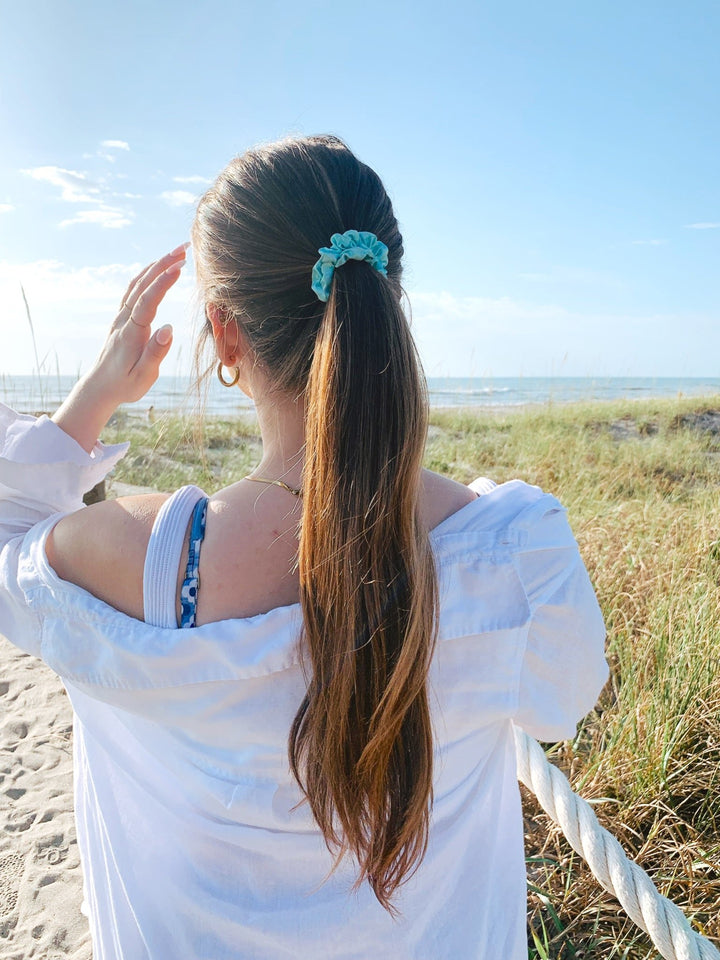 SKY - Silk Skinny Scrunchie - Beyond Scrunchies