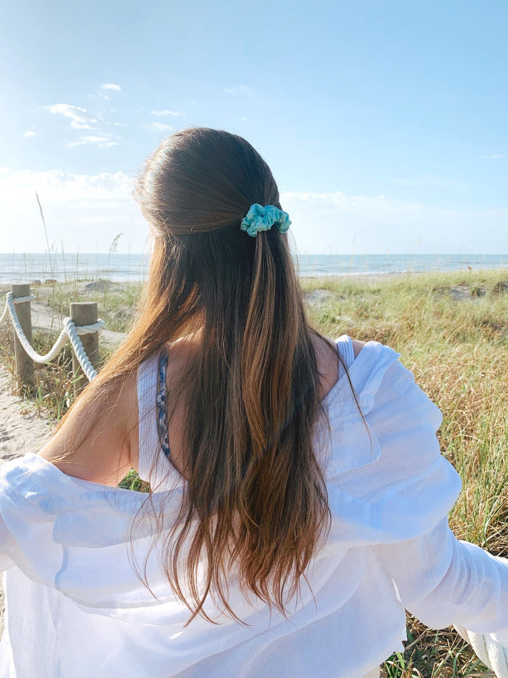 SKY - Silk Skinny Scrunchie - Beyond Scrunchies