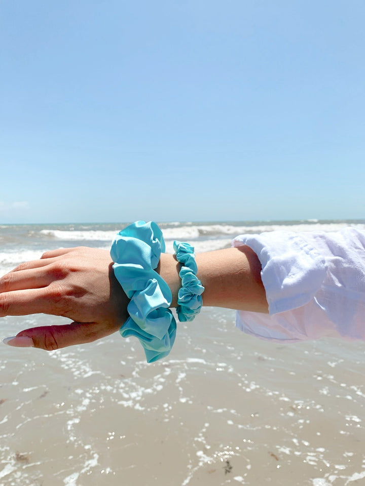 SKY - Silk Skinny Scrunchie - Beyond Scrunchies