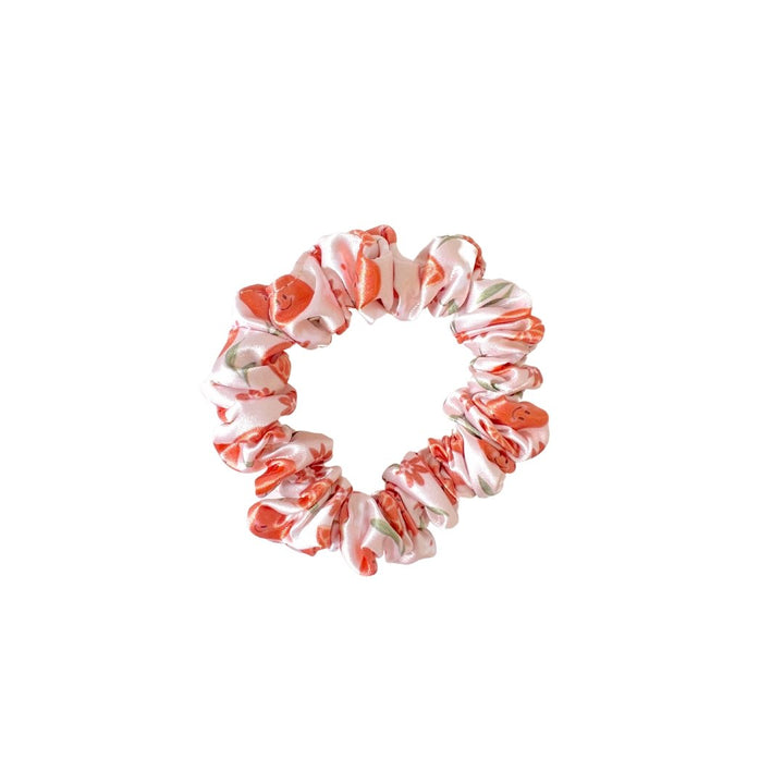 SMILEY ORANGES - Silk Skinny Scrunchie - Beyond Scrunchies