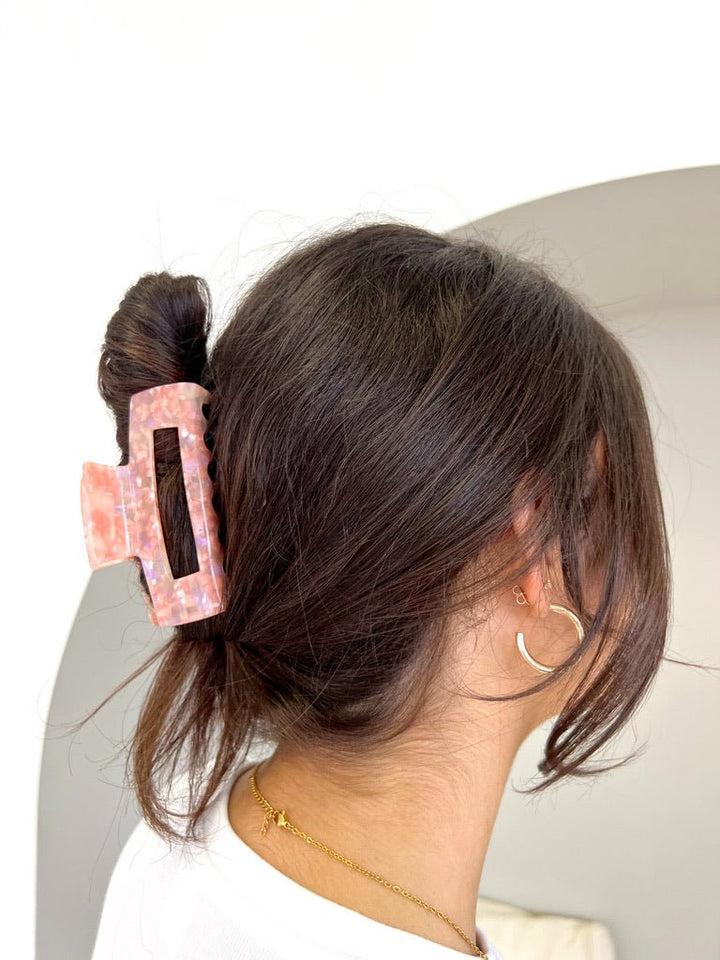 SQUARE CLAW CLIP - LOVE - Beyond Scrunchies