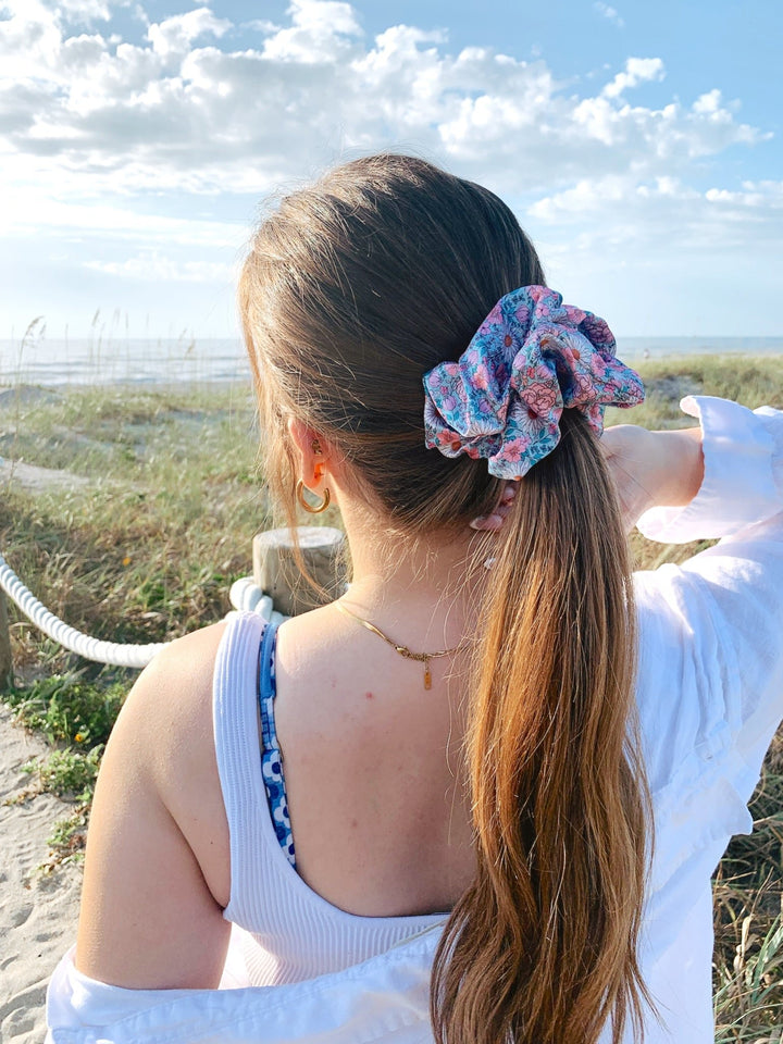 TIANA - Printed Silk Scrunchie - Beyond Scrunchies