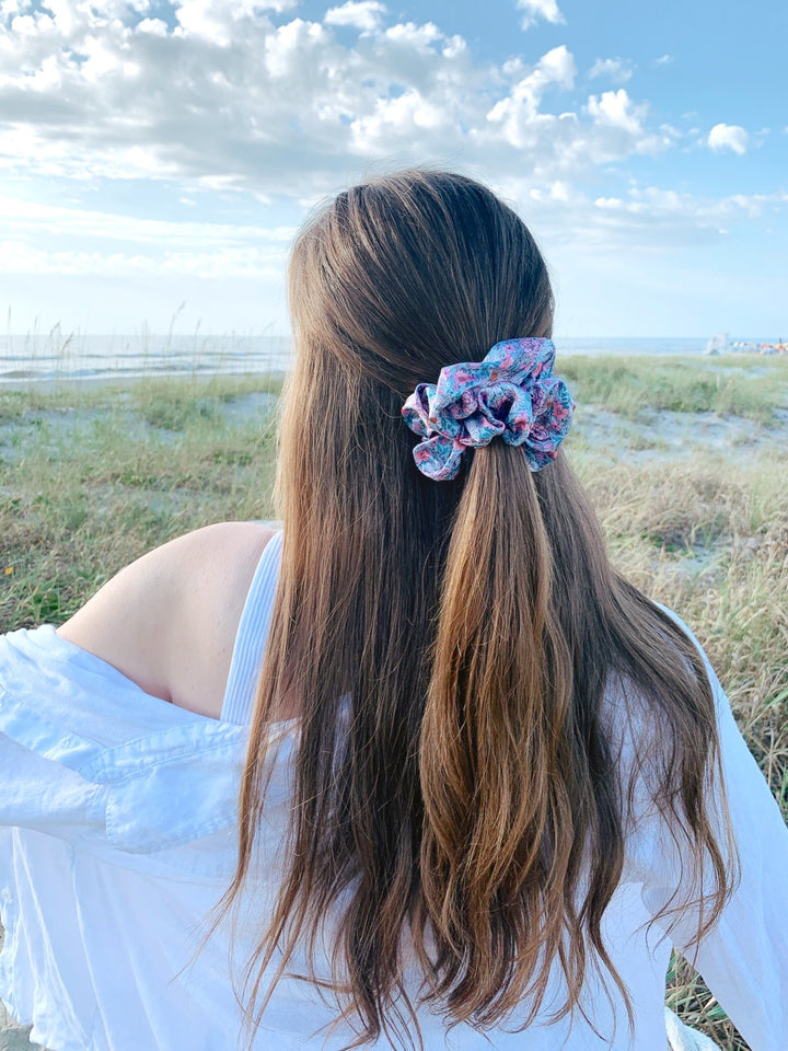 TIANA - Printed Silk Scrunchie - Beyond Scrunchies