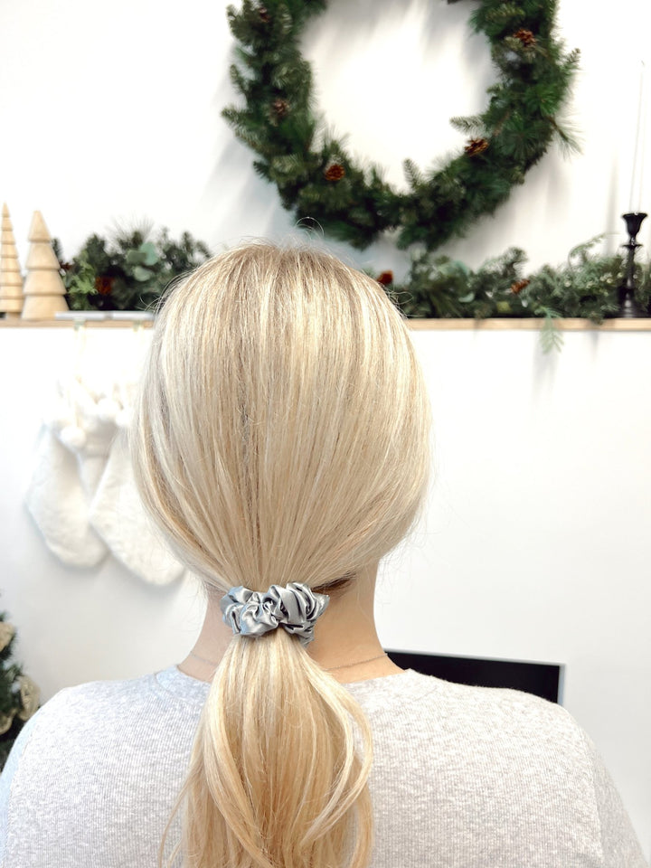TINSEL - Silk Skinny Scrunchie - Beyond Scrunchies