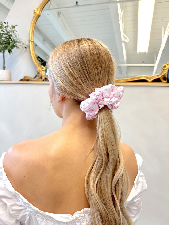 TULIPS & LOVE - Mulberry Silk Scrunchie - Beyond Scrunchies