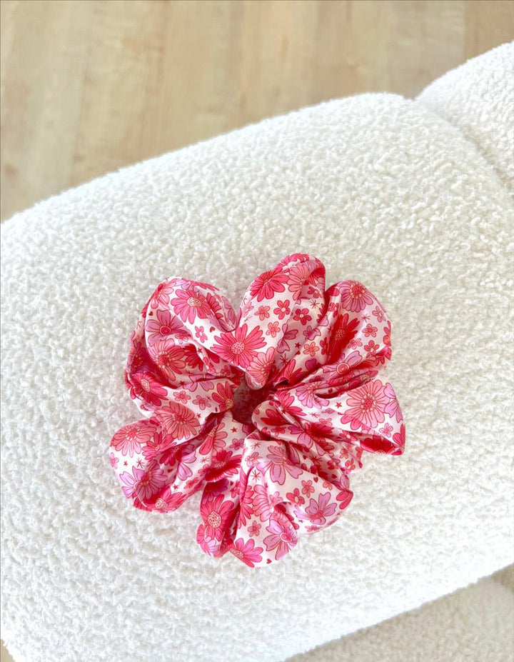VALENTINE'S BLOOM - Printed Silk Scrunchie - Beyond Scrunchies