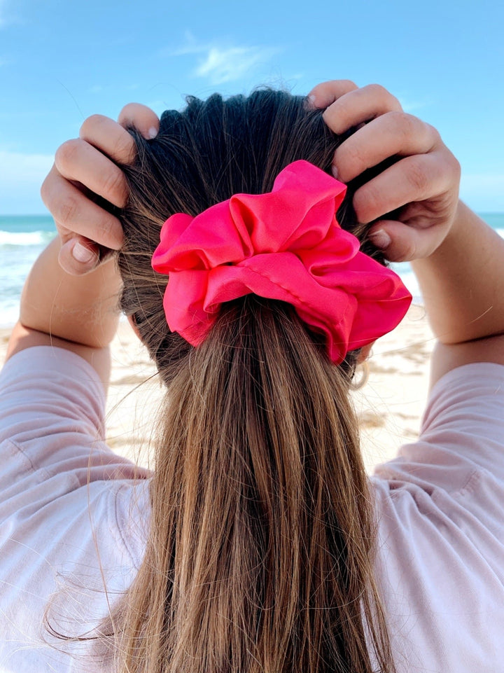 WATERMELON - Mulberry Silk Scrunchie - Beyond Scrunchies