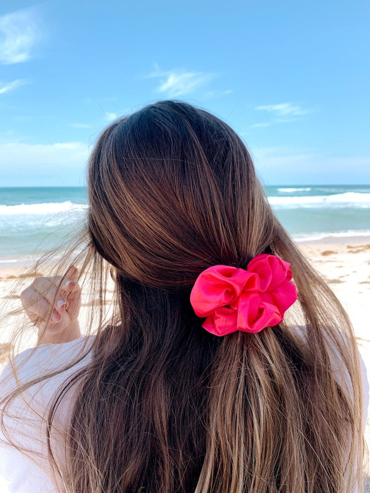 WATERMELON - Mulberry Silk Scrunchie - Beyond Scrunchies