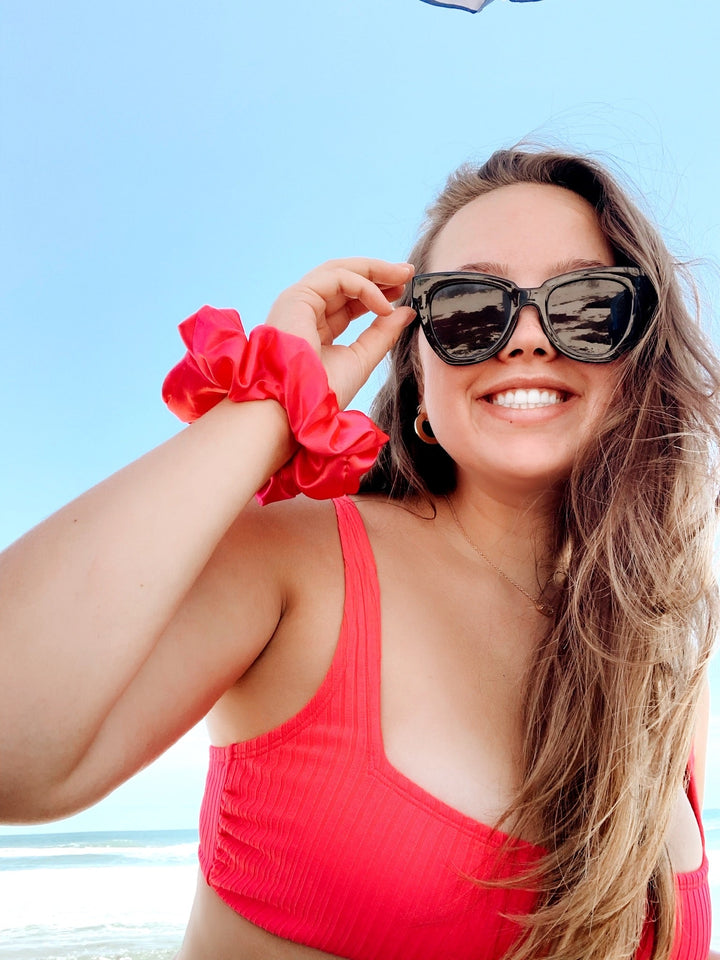 WATERMELON - Mulberry Silk Scrunchie - Beyond Scrunchies