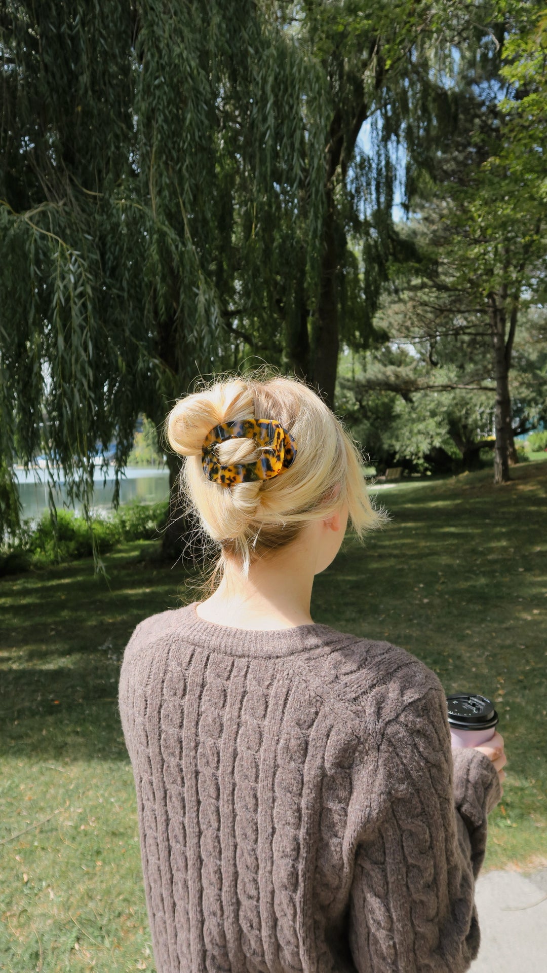 FLAT CLAW CLIP - TORTOISE