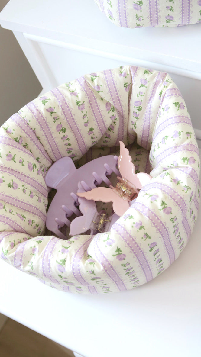 LAVENDER FIELDS PUFFS - MATCHING SET (2)