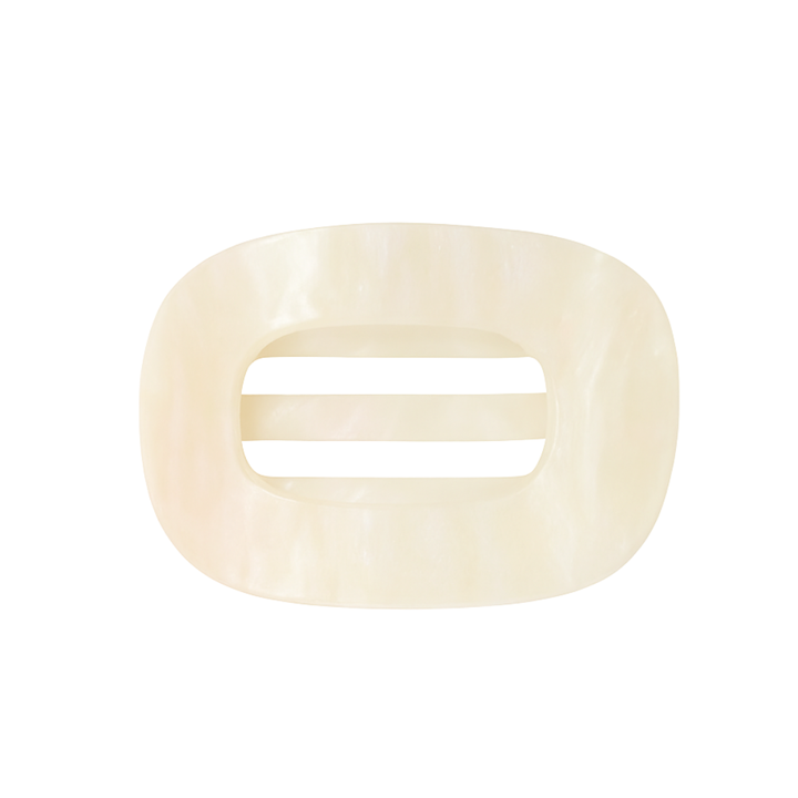 FLAT CLAW CLIP - WHITE CRUSH