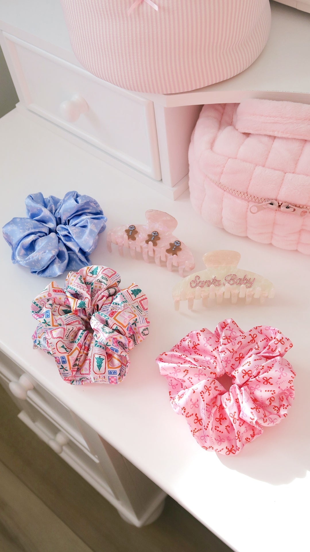 ROUNDED CLAW CLIP - PINK GINGER