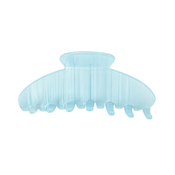 ROUNDED CLAW CLIP - BARELY BLUE