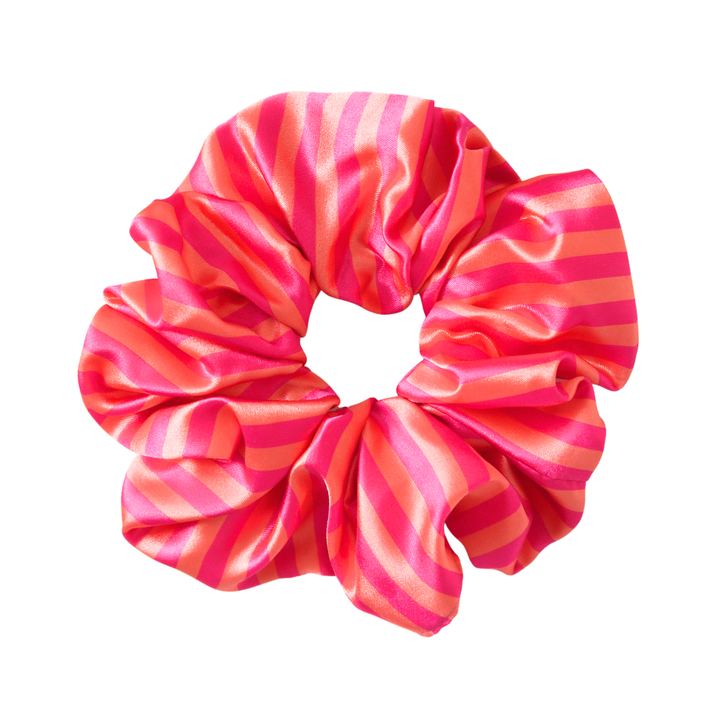 CABANA STRIPE - Printed Silk Scrunchie