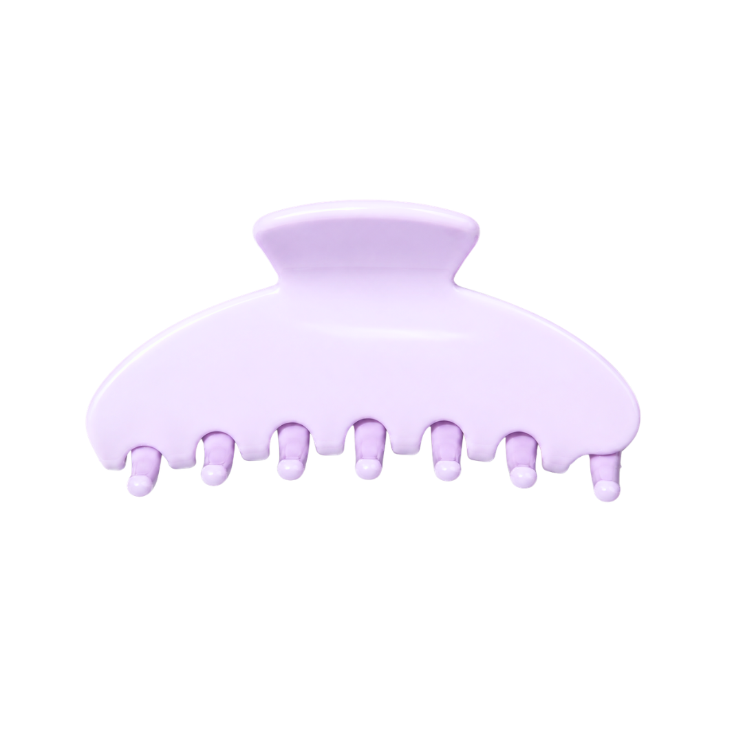ROUNDED CLAW CLIP - LAVENDER