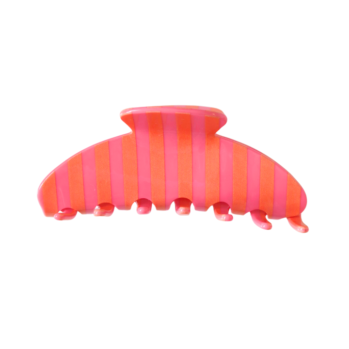 ROUNDED CLAW CLIP - CABANA STRIPE