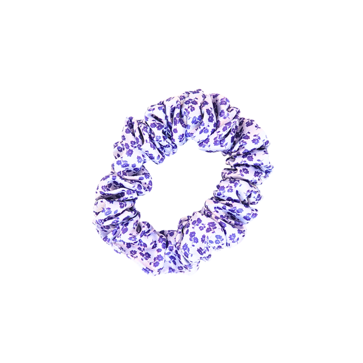 LAVENDER BLOOM - Silk Skinny Scrunchie
