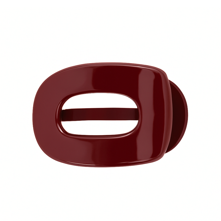 FLAT CLAW CLIP - BURGUNDY