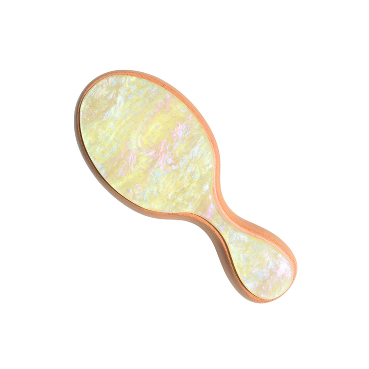 POCKET BAMBOO BOAR BRUSH - BANANA SPLIT