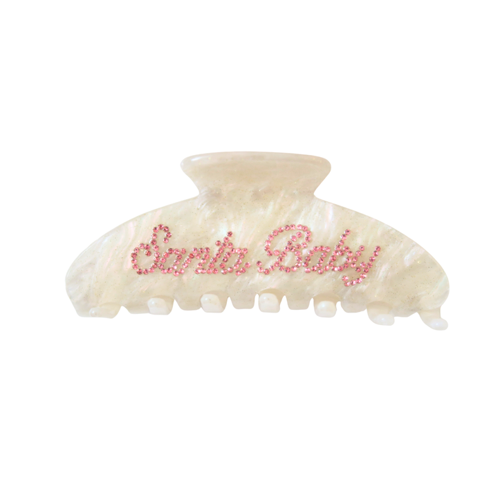 ROUNDED CLAW CLIP - SANTA BABY