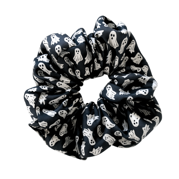 GHOSTY VIBES - Printed Silk Scrunchie