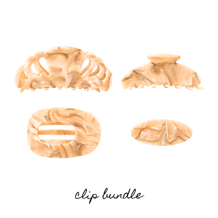 LA CRÈME - CLAW CLIP BUNDLE (4)