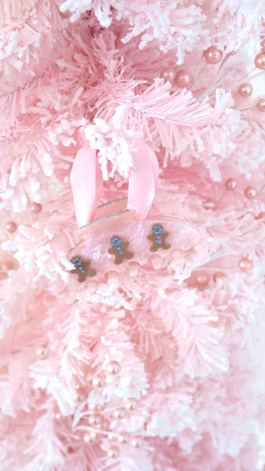 ROUNDED CLAW CLIP - PINK GINGER