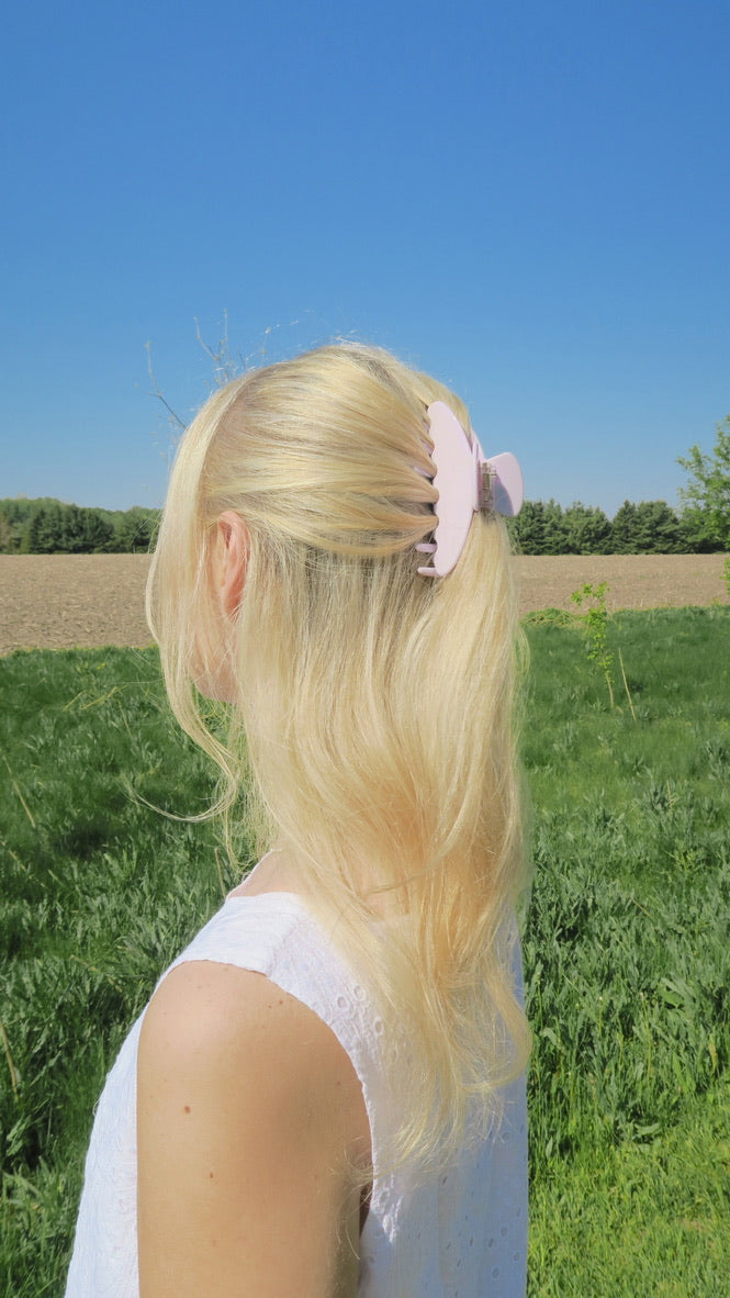 ROUNDED CLAW CLIP - LAVENDER